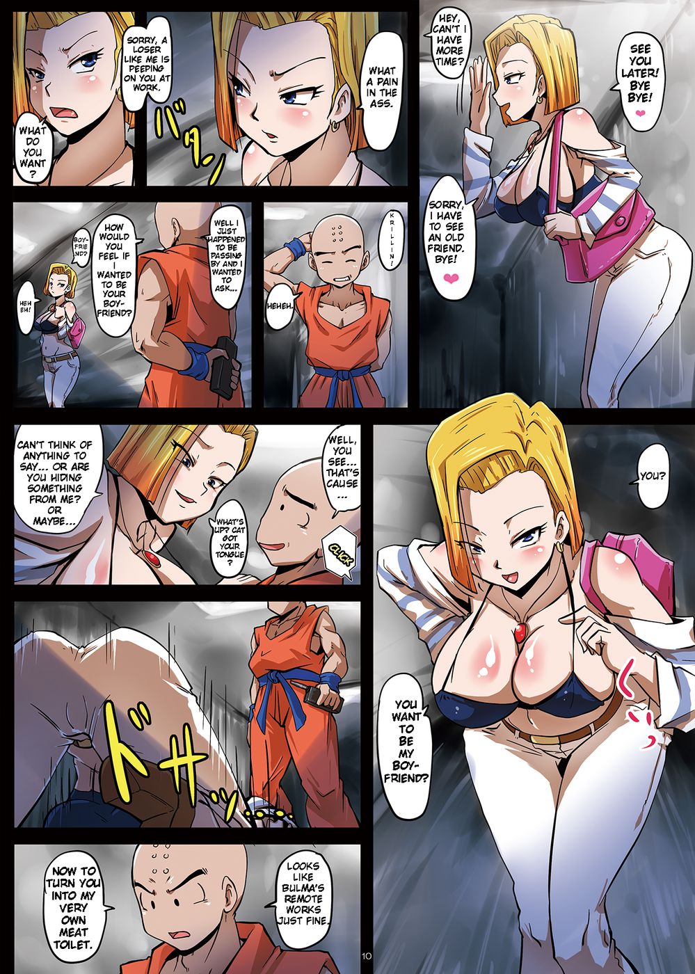 Hentai Manga Comic-The Plan to Subjugate 18 -Bulma and Krillin's Conspiracy to Turn 18 Into a Sex Slave-Read-11